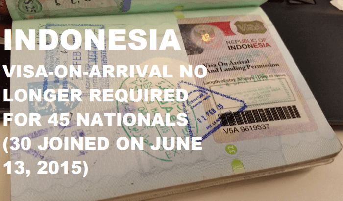 Negara bebas visa untuk WNI liburan murah 7 hari