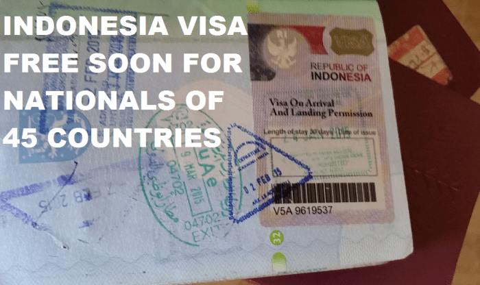 Mencari informasi lengkap negara bebas visa bagi warga negara indonesia