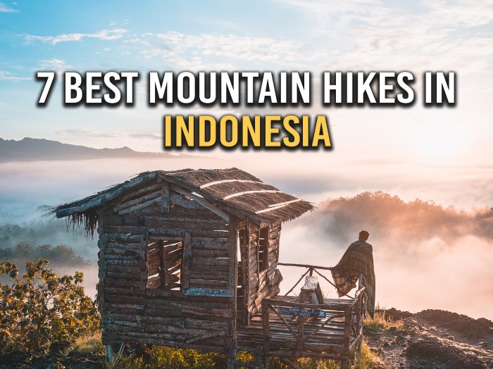 Daftar gunung yang mudah didaki di Indonesia