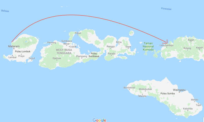 Transportasi menuju Labuan Bajo dari Jakarta