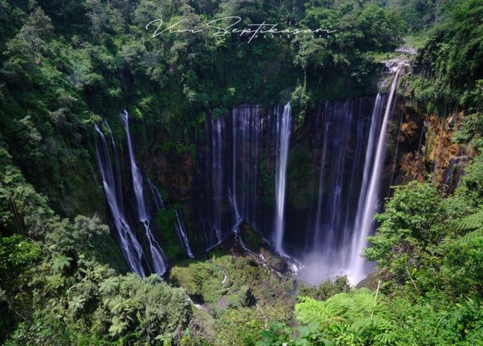 Air terjun tersembunyi yang memikat di Pulau Jawa