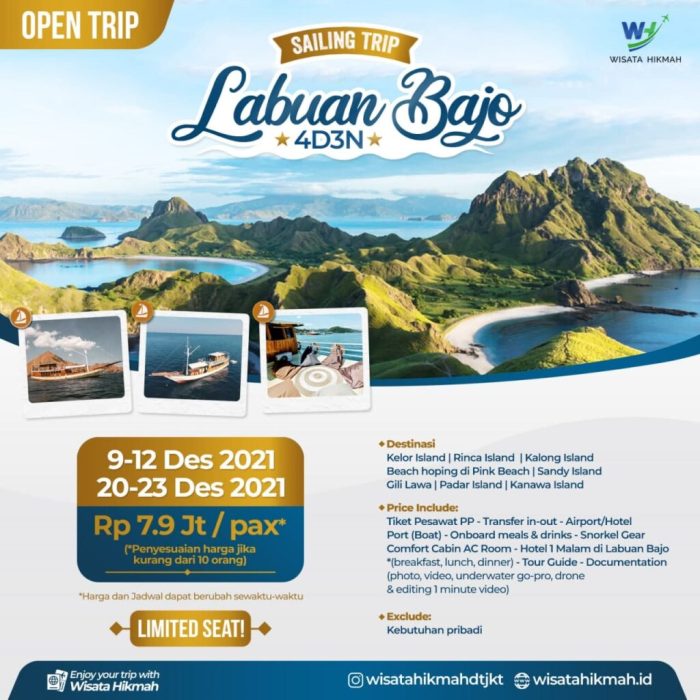 Rekomendasi itinerary liburan ke Labuan Bajo 5 hari 4 malam