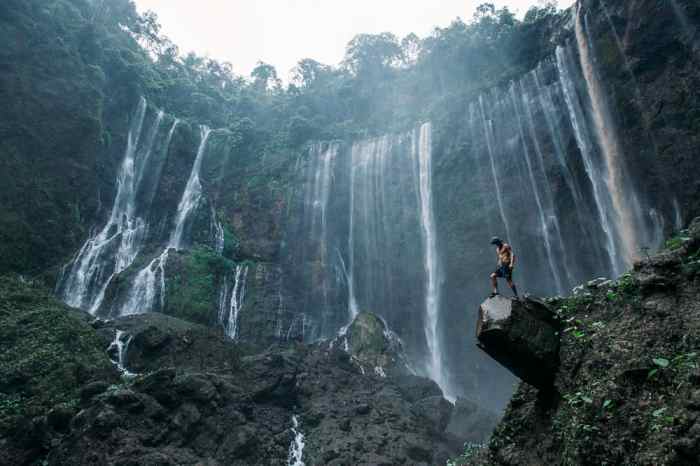 Air terjun tersembunyi yang bisa diakses dengan motor di Sumatera