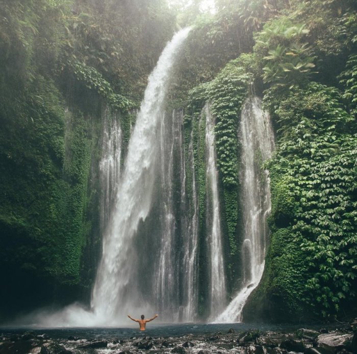 Air terjun tersembunyi yang belum terjamah di Asia Tenggara