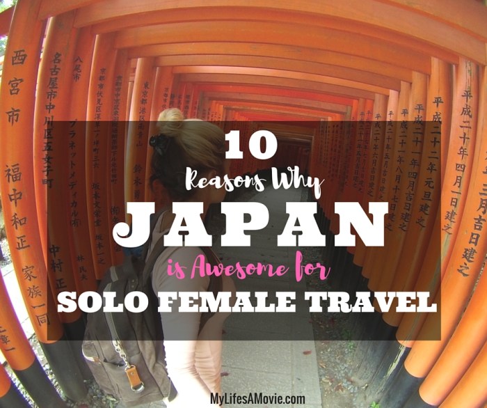 Japan travel solo safe female alone isolating yes but