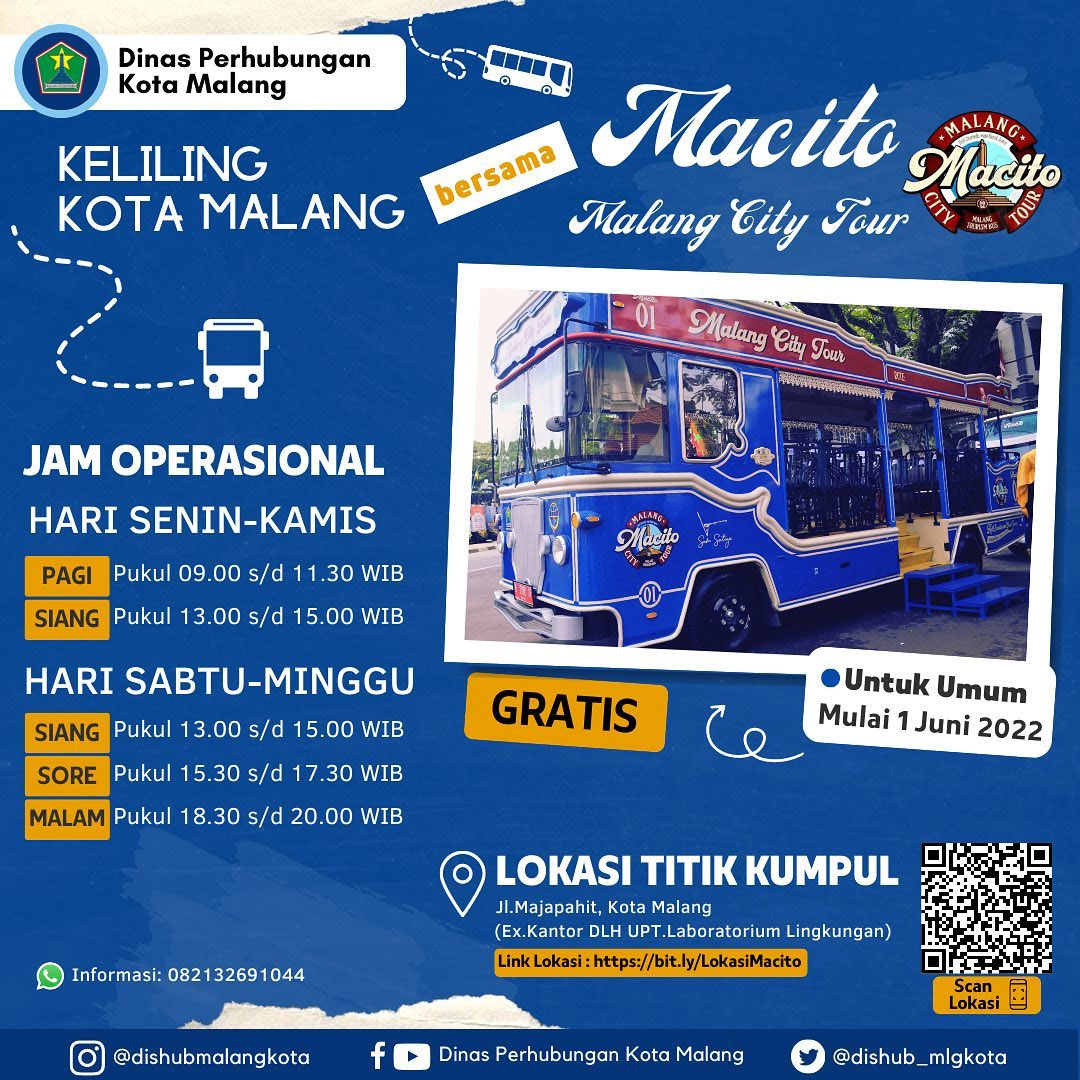 Transportasi murah dan efisien keliling kota malang