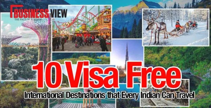 Destinasi wisata internasional bebas visa dengan akomodasi terjangkau