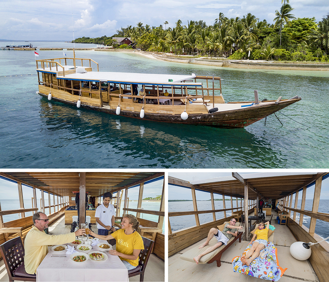 Biaya snorkeling plus makan siang di Wakatobi