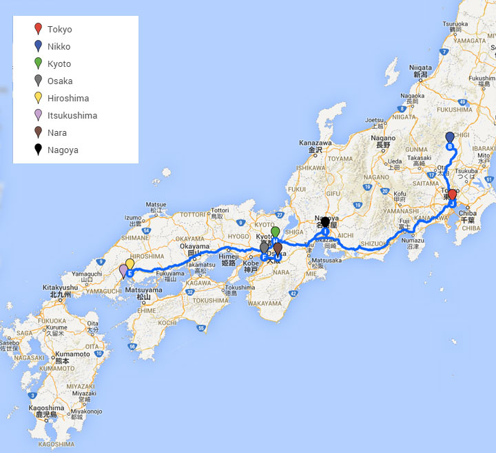 Itinerary liburan Jepang 10 hari mengunjungi tempat wisata unik
