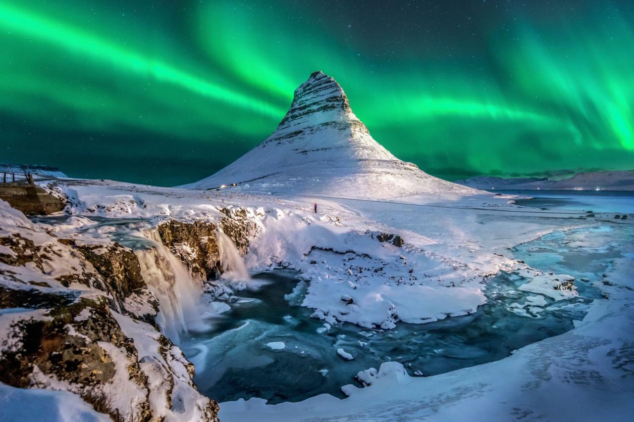 Foto aurora terbaik di Islandia bulan Desember