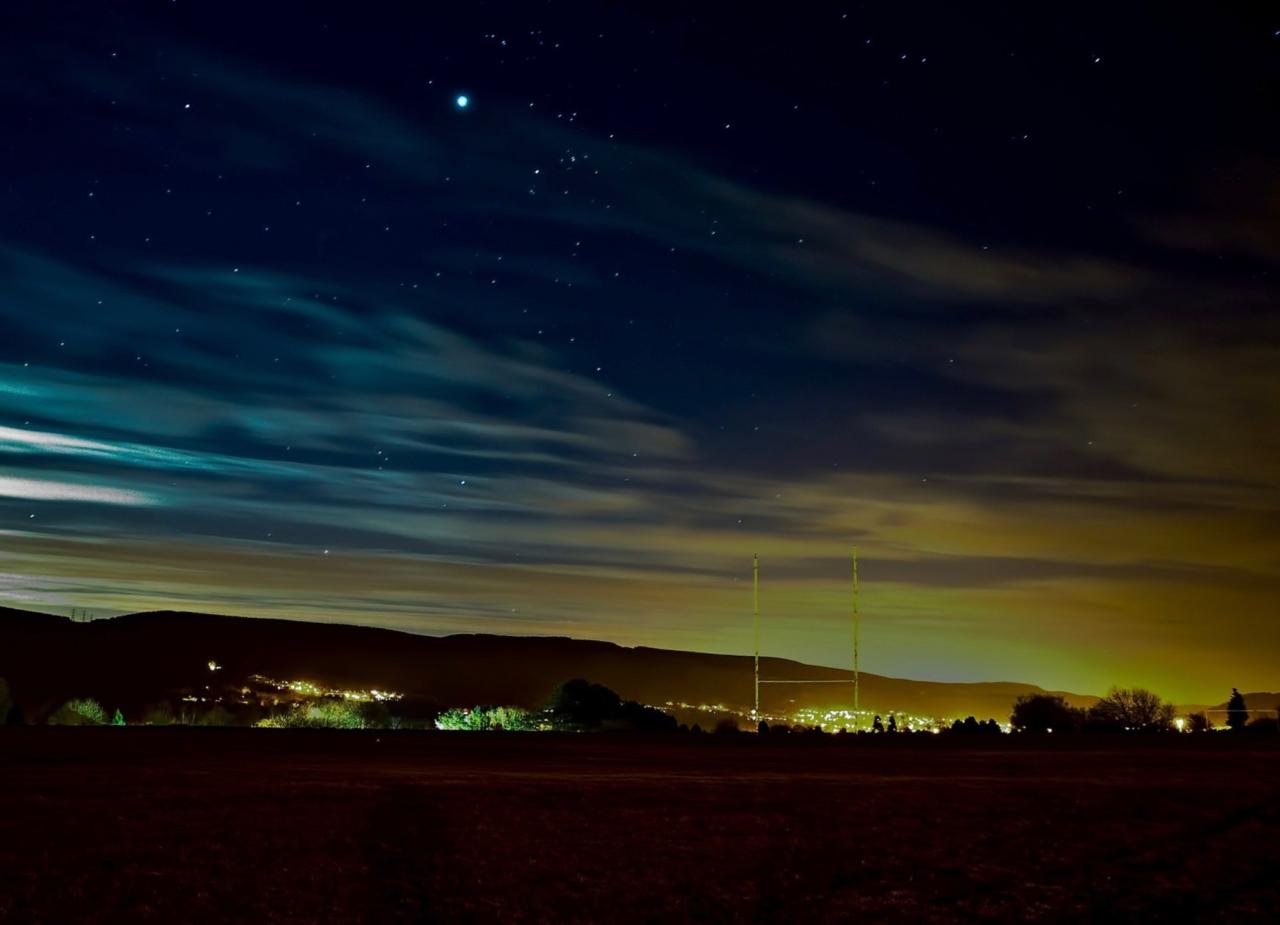 Pollution light astrophotography astronomy urban removing