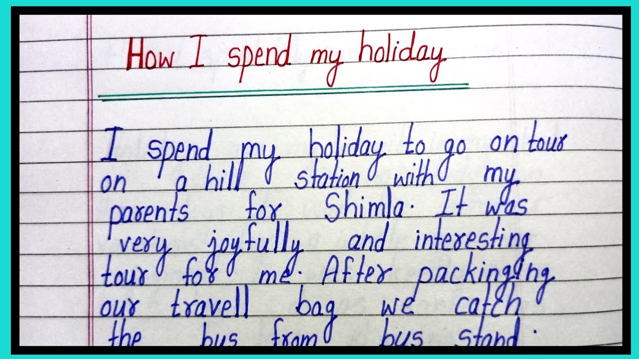 Story holiday holidays going share teaching wonderful